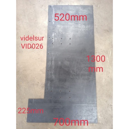 [VID026] Gomas Recolector Cierre Lateral 525*1400MM ( Boca 1200 )