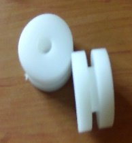 [00889] Rueda Nylon Guia Esc D35*20