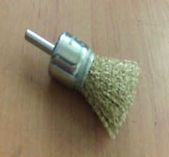 [08690] Cepillo Acero Brocha 25 MM para Taladro