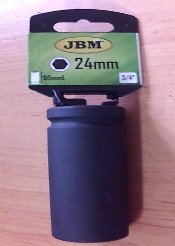 [13726] Vaso Impacto Largo Hexagonal 3/4" 24MM Jbm