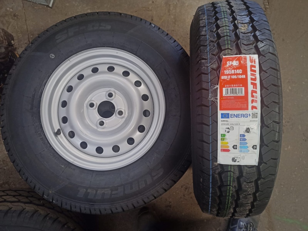 [440021] Rueda 195 R 14 8PR Atq. Seat Gkn