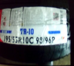 [44566] Cubierta Nankang 195/55/10C 98/96P