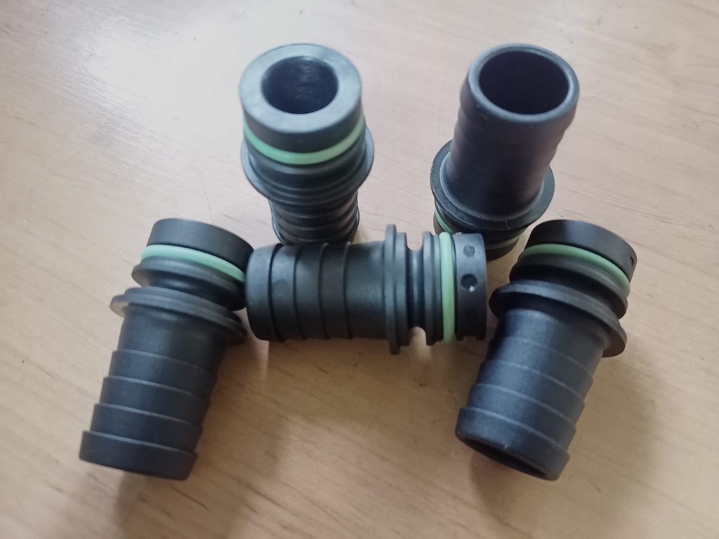 Racor Recto Espiga 25MM para Descarga Valvula Proporcional
