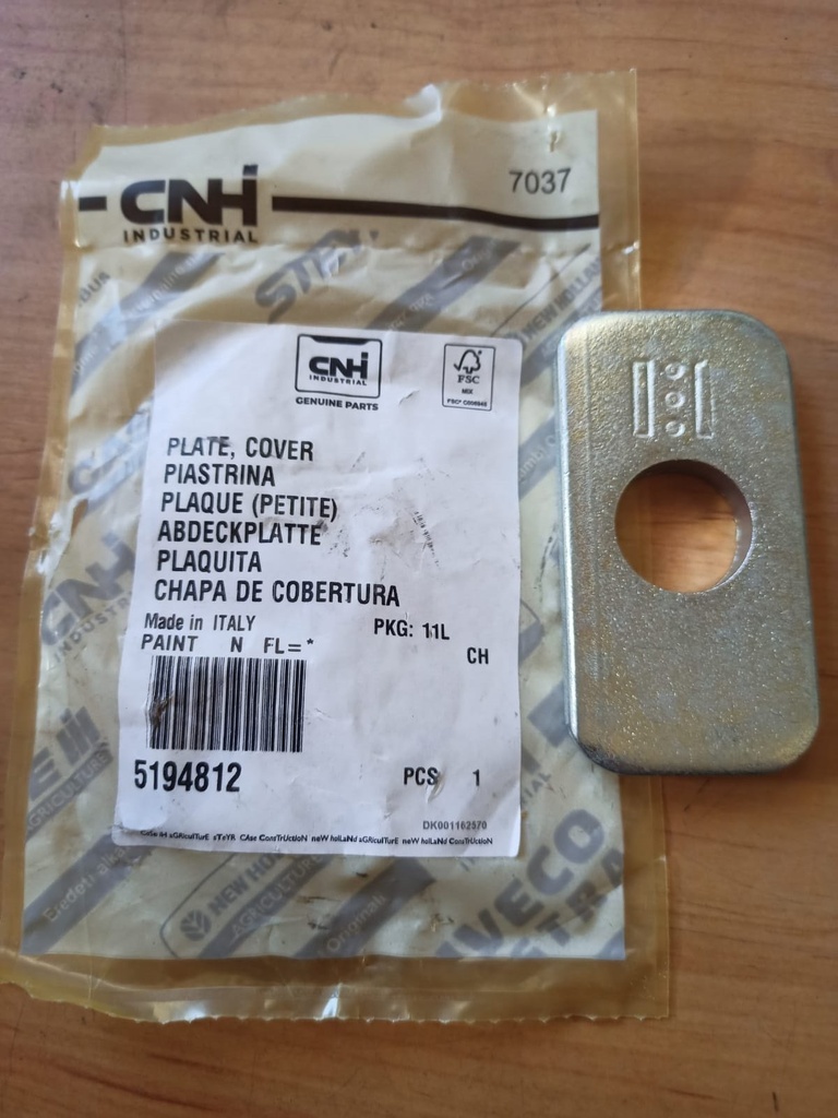 [5194812] Chapa Inferior 5194812 Tensor Vertical New Holland