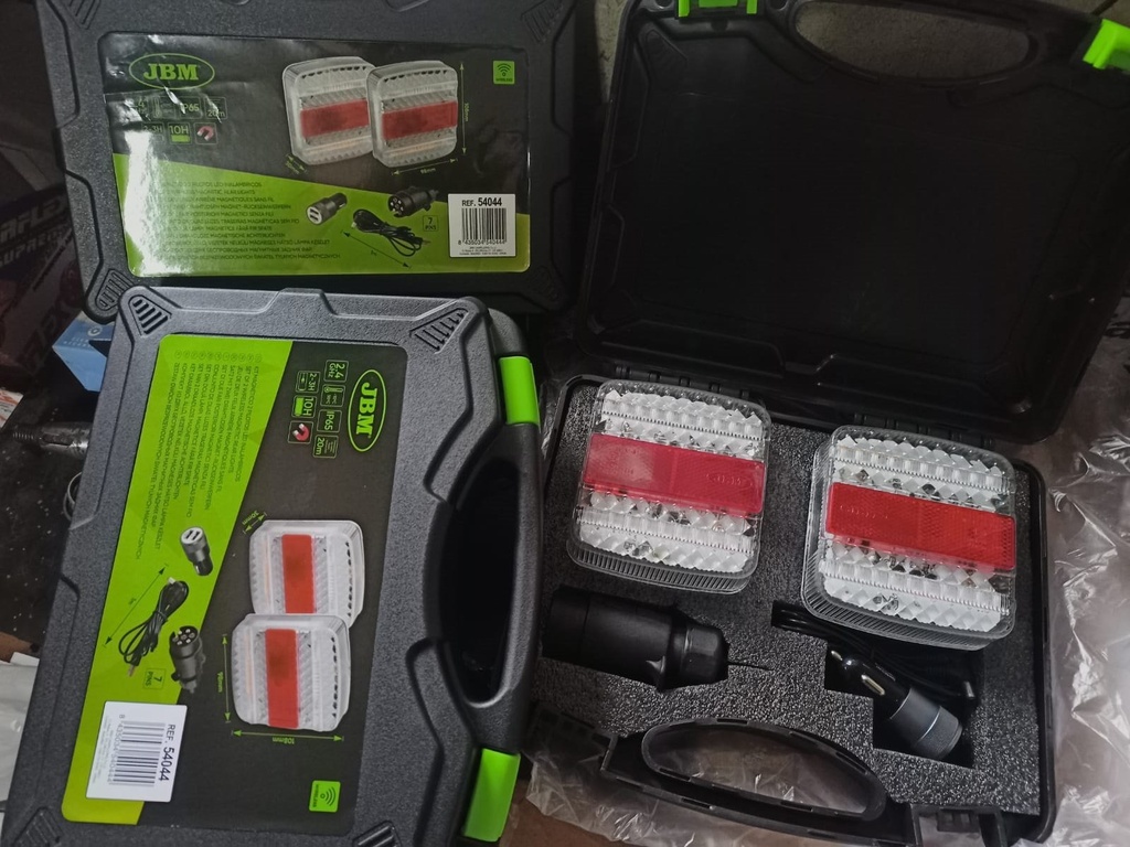 Kit Magnetico 2 Pilotos LED Inalambricos Jbm
