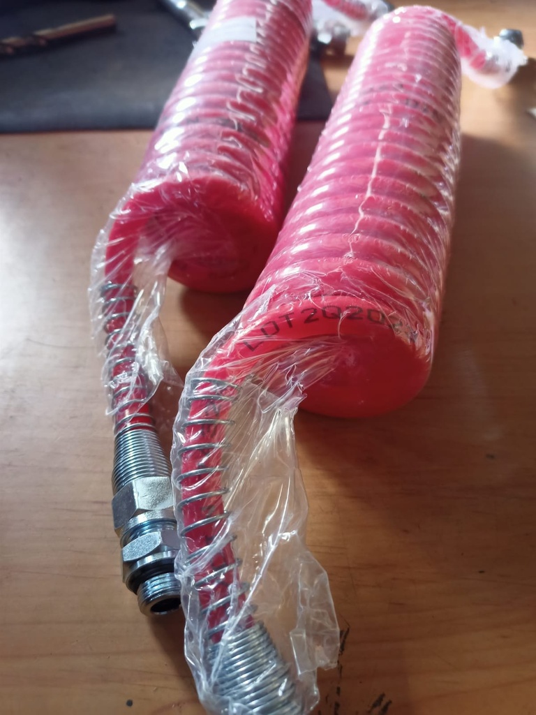 Espiral Semiremolque Poliuretano M16/150 Roja