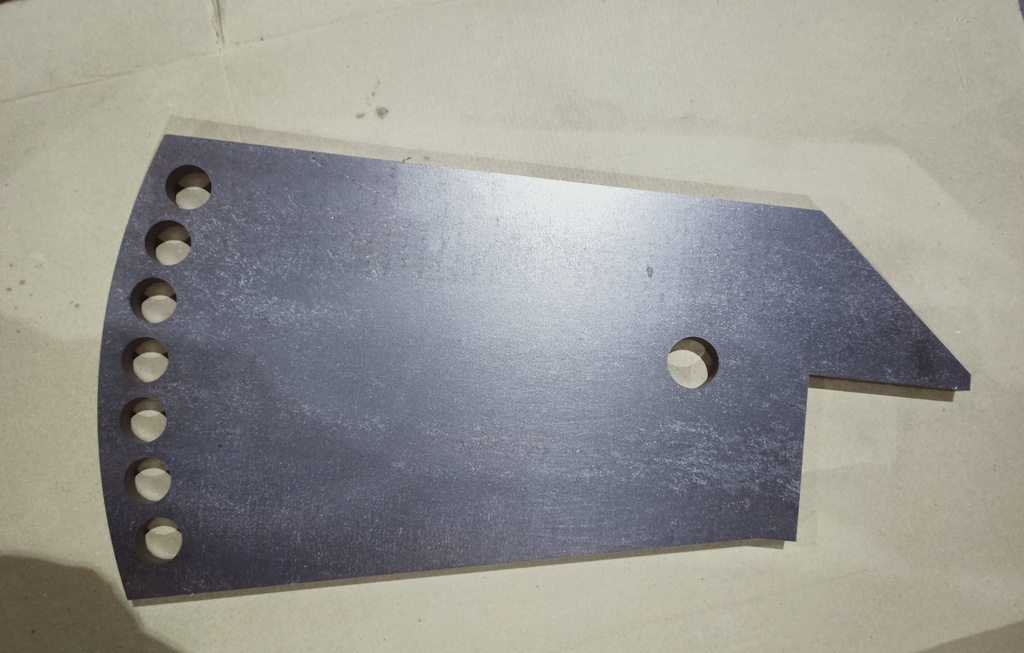[5737] Chapa de 15MM Soporte Rulo con Cartabon