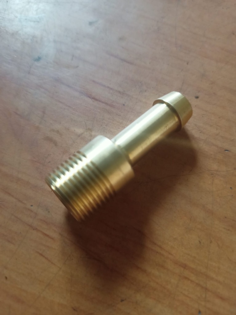 [727] Racor 3/8 Macho 10MM Laton