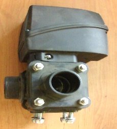 [853K15E66] Valvula Electrica de Bola 3 Vias Lateral Rosca M-1"1/2
