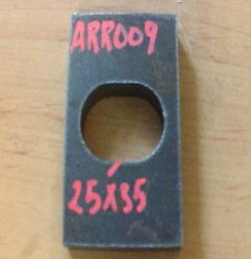 [ARR009] Pieza Arrancadora Cintas 80*50*12MM Acero S275