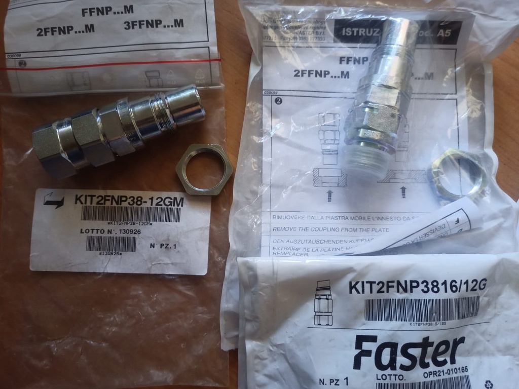 [BF3] Boquilla Faster 1/2" Cara Plana Mod. 030099
