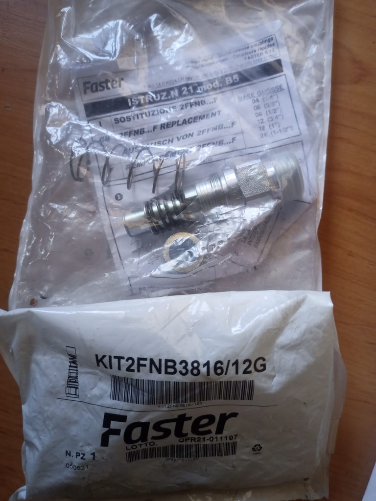 [BF3C] Boquilla Faster 1/2" Cara Plana Mod. 020133