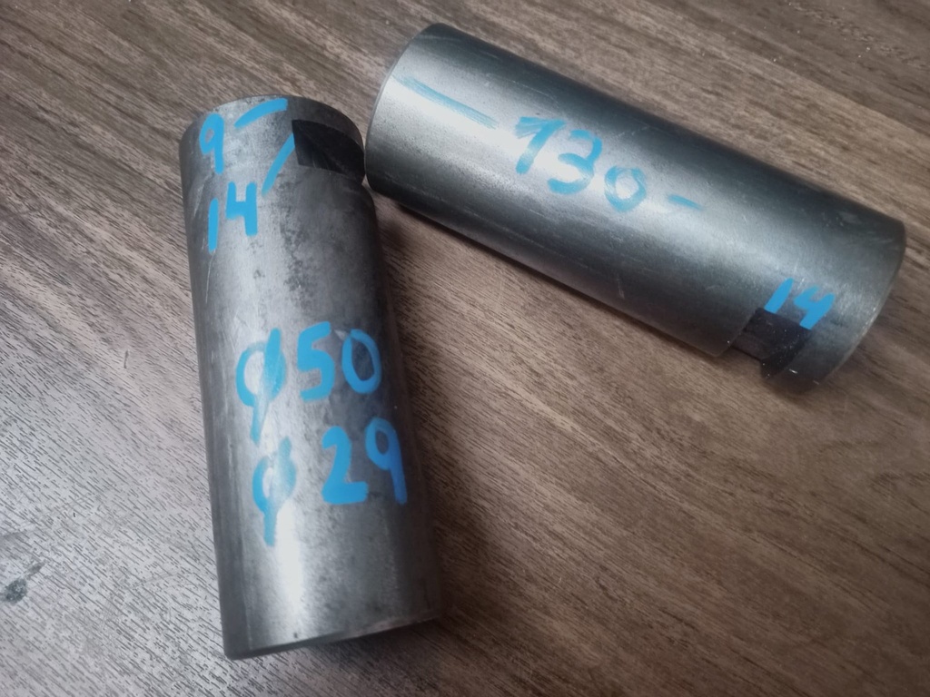 Bulon Nodriza Ø50/29*130MM C/ Estaje 14MM