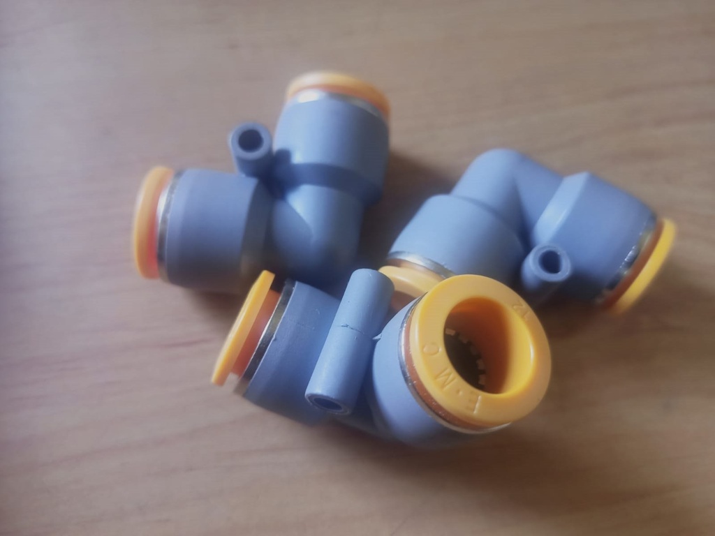 [C12PVC] Empalme Codo T-12 PVC