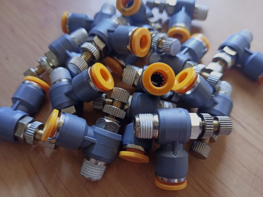 [CR18T6] Codo Regulador 1/8 T.6