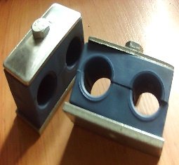 [CTR1454] Abrazadera Soldable Doble Tubo de 20MM