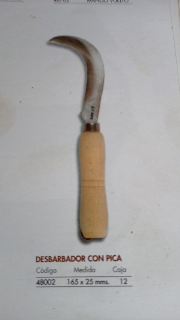Desbarbador con Pica 48002