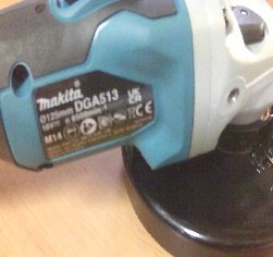 [DGA513Z] Amoladora Ang Makita DGA513Z 125MM 18V Litio (Solo Maquina)