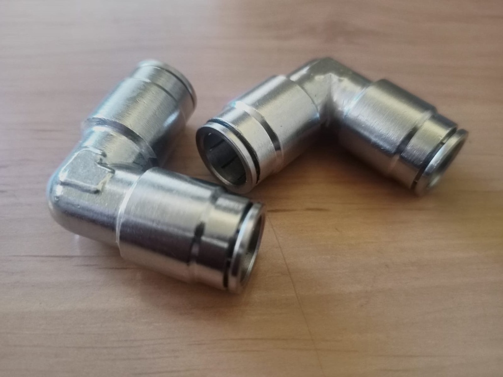 [E12CM] Codo Union Tubo Metalico 12MM