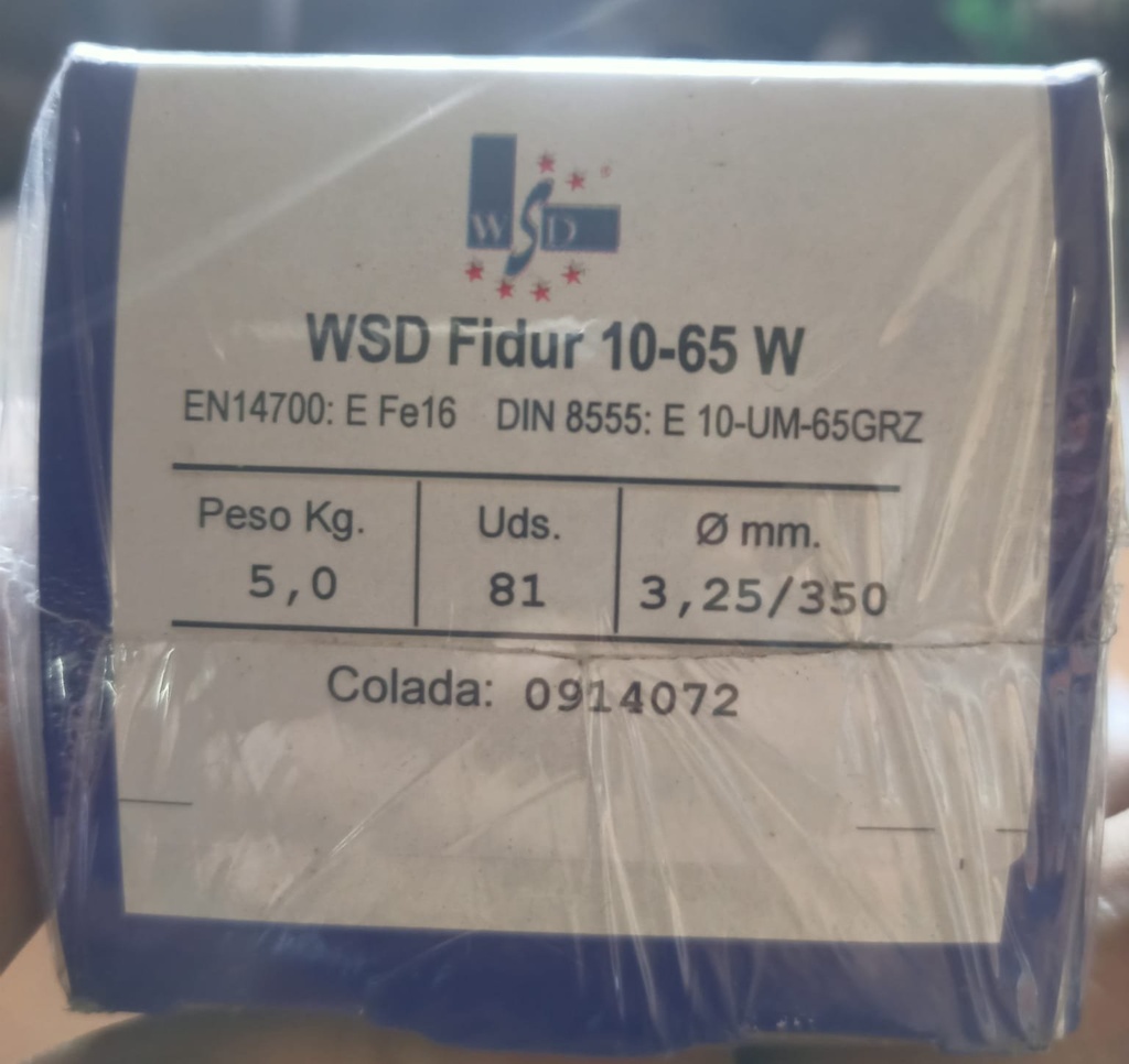 Electrodo 3.25*350MM Aleacion Carburo de Tungsteno