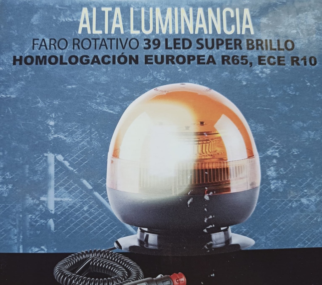 [ESRP004] Rotativo Magnetico 39 Leds 12/24