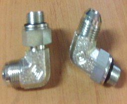 Codo 90º Jic 3/4 Macho - Macho Orient. 3/8 Gas