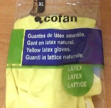 Guante Latex Amarillo Flocado T-9.5 ( Xl )