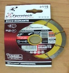 [GRA115] Disco Diamante P/Granito 115MM Ferrotech Premium