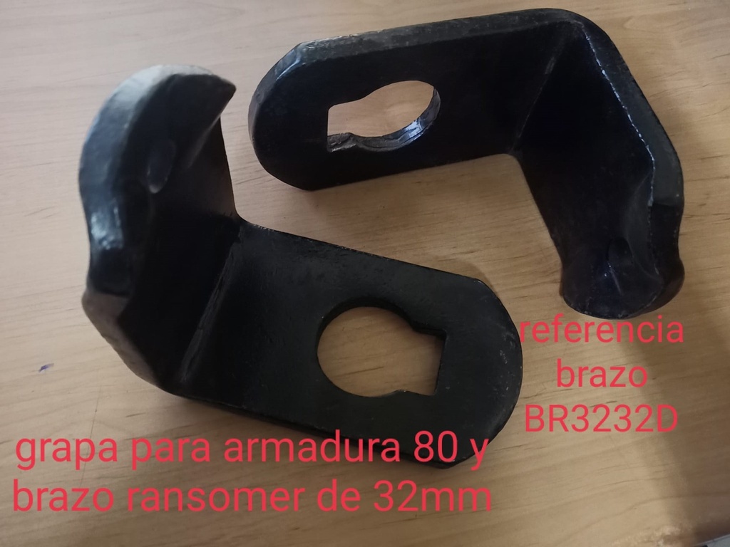 [GRA8032] Mordaza Grapa Arm. 80*80 Brazo C-32
