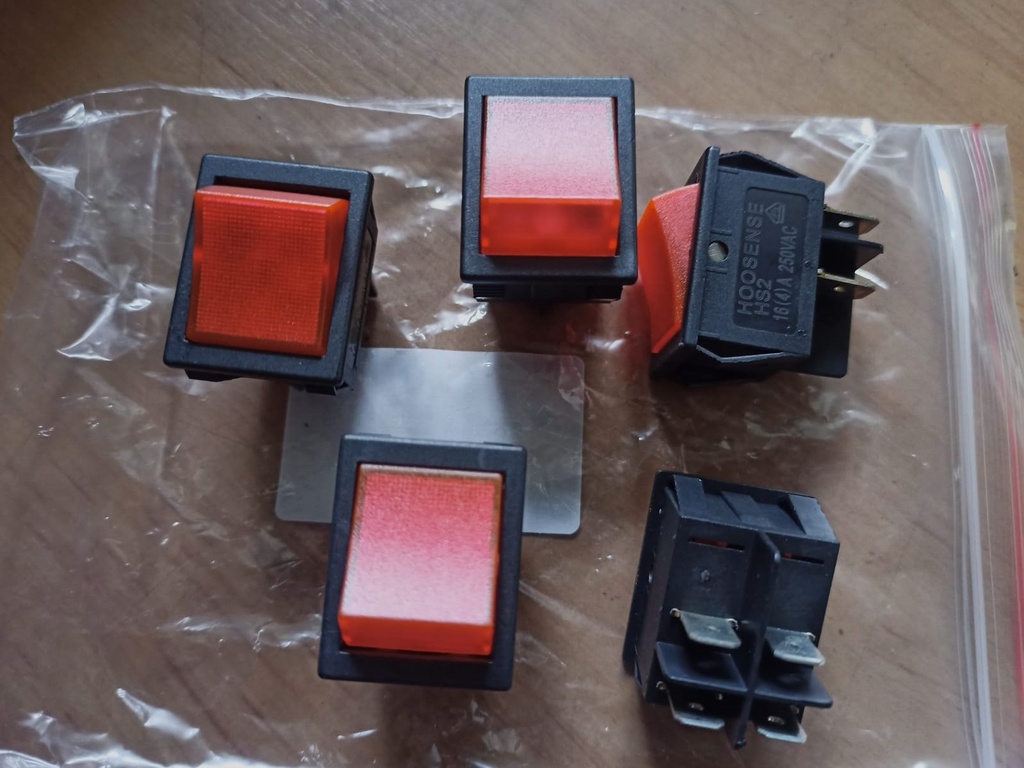 [I2P] Interruptor Dpst Off-On con Luz 16(4)A-16A