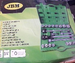 Estuche Herramientas Autocle Jbm 3/4 21 Piezas
