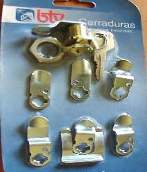 Kit Cerradura Nº 2 Oro Logo Btv 60004