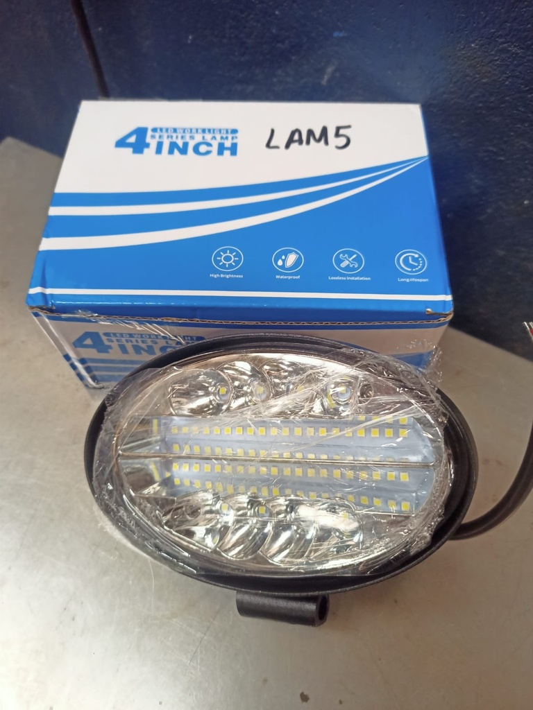 [LAM5] Lampara LED Ovalada 5" 12/24V