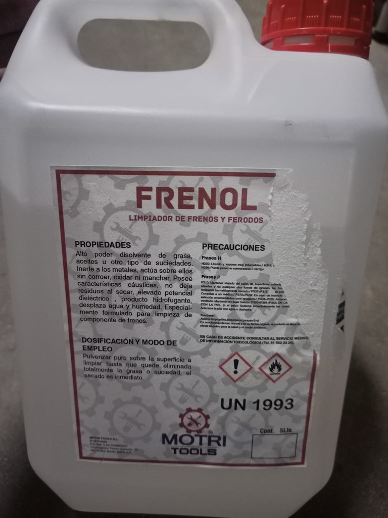 [LF5] Limpiador de Frenos 5LT