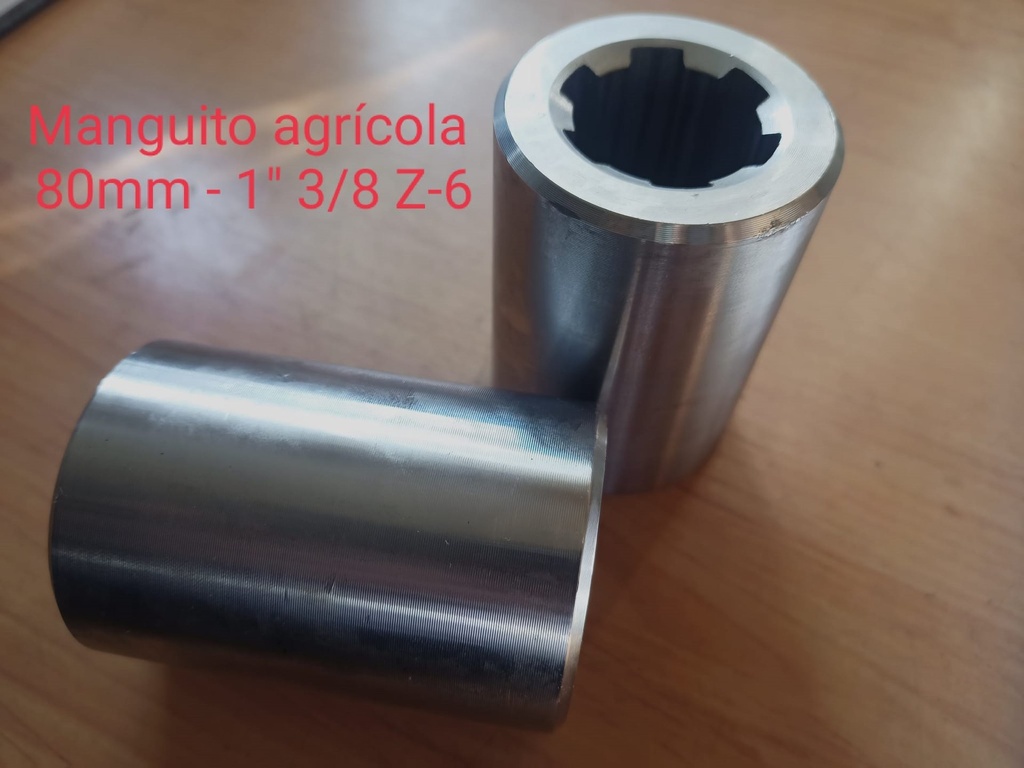 Manguito Agricola 80M20 1" 3/8-6 Estrias