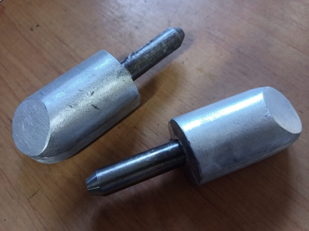 Macho Bisagra Pala Aluminio