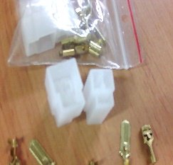 Pareja Conectores Macho Hembra 3 Vias Faston 6.3