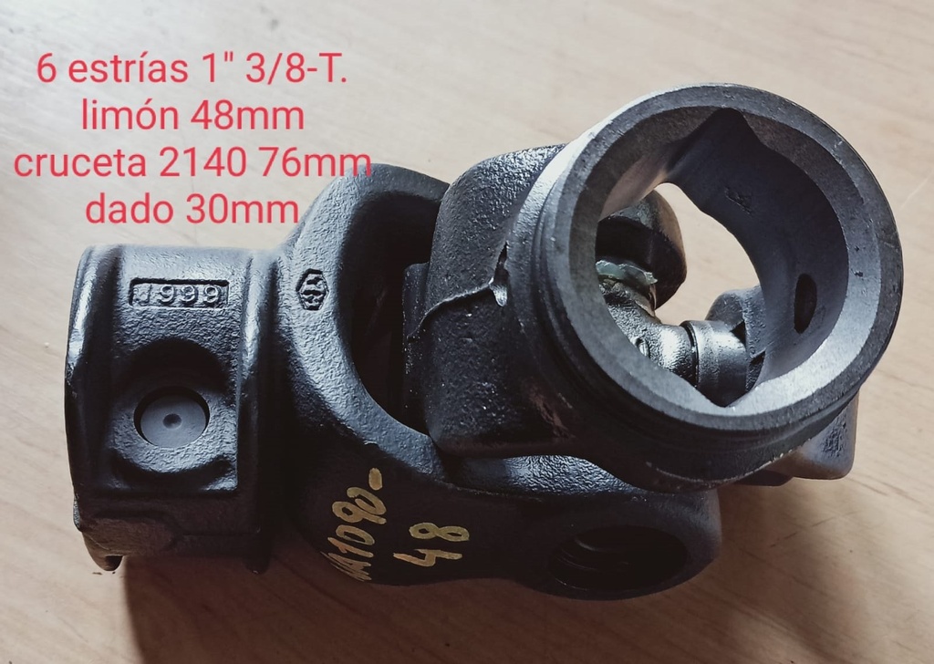 Nudo Agricola 1090/48 (1" 3/8 Z-6 - Limon 48MM)