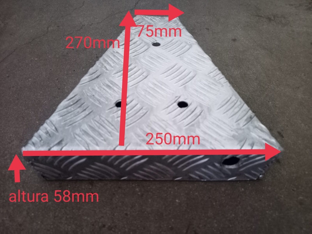 Hacer Protector Aluminio Damero 3MM para Deposito Plastico