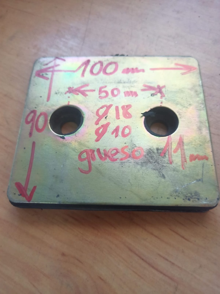 [PSB10090] Placa Separacion Punta Ballesta Volvo F-12