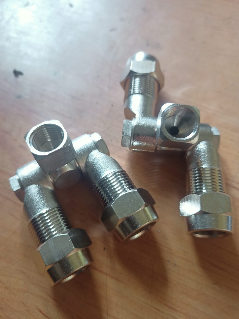 [PUL3363] Portaboquilla Articulado Doble Laton 1/4 Hembra