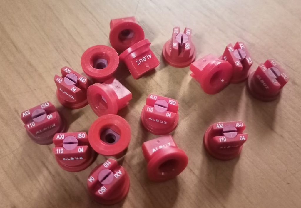 [PUL3504] Boquilla Ceramica Abanico 110º Axi Albuz Roja.