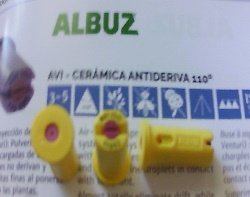 Boquilla Cera. Antid. Inyecc.Aire Avi Amarillo