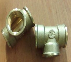 Te de Laton H-H-H 3/4"