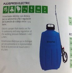 Pulverizador Elec. Pulvepress 16L