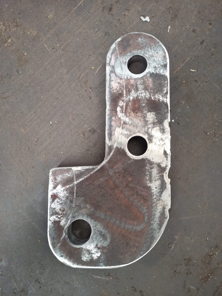 [QR001] Pieza Chapa 160*295*20MM Soporte Tercer Punto