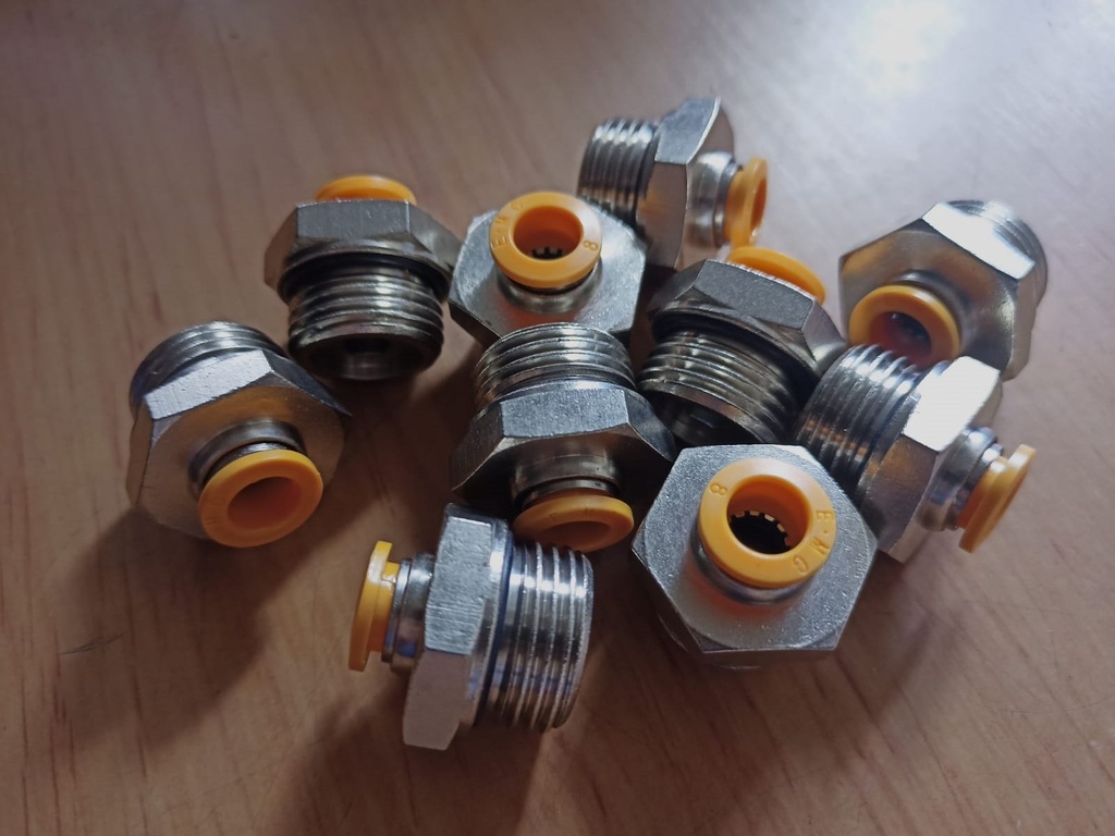 Racor Tubo 8 Rosca 1/2"