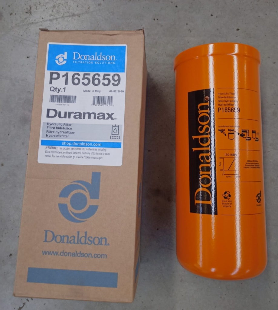 [RE210857] Filtro Hidraulico P165659 Donalson John Deere