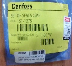 Juego Juntas Motor Omp 28*42*5MM 151-1275 Danfoss