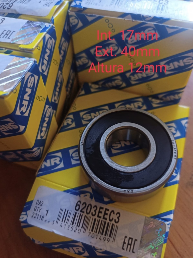 Rodamiento 6203-2RS